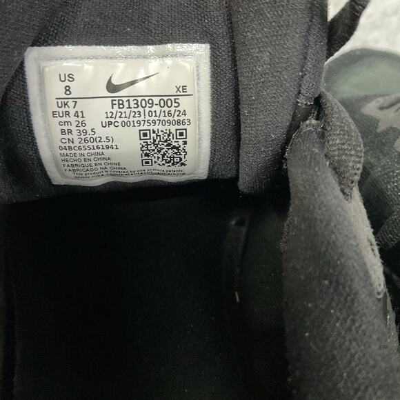 Nike Vomero 17 Black Off Noir Anthracite Running FB1309-005 Men's Size 8 - Picture 5 of 6